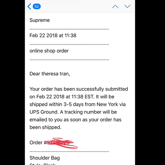 AUTHENTIC SUPREME WAIST BAG FANNY PACK - Picture 5 of 5